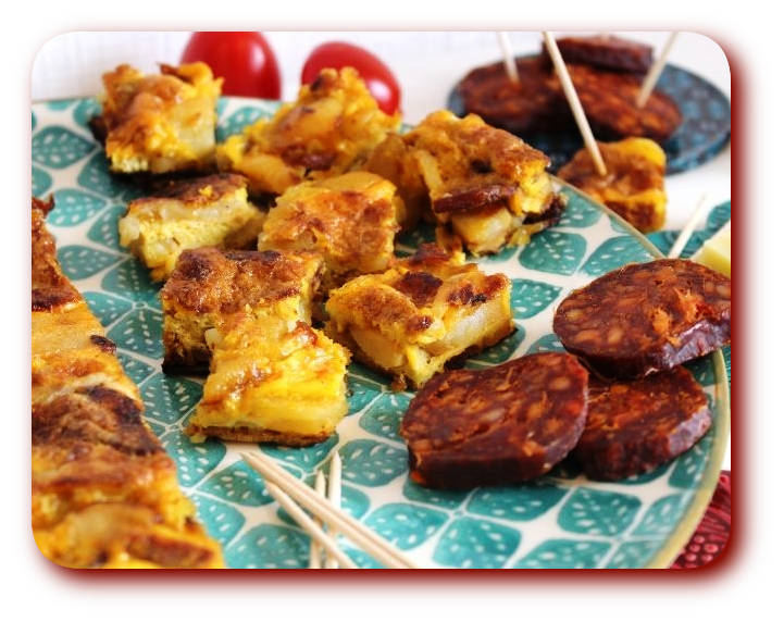 Tortilla Chorizo Salami