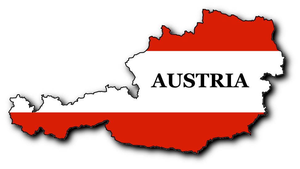 Austria mit Text