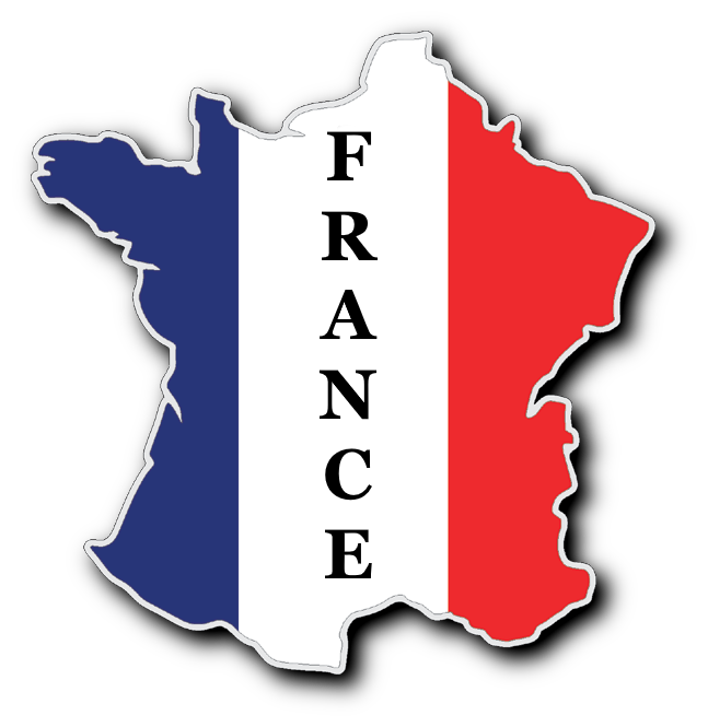 Frankreich mit Text