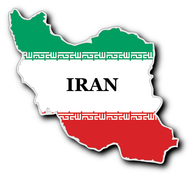 Iran mit Text